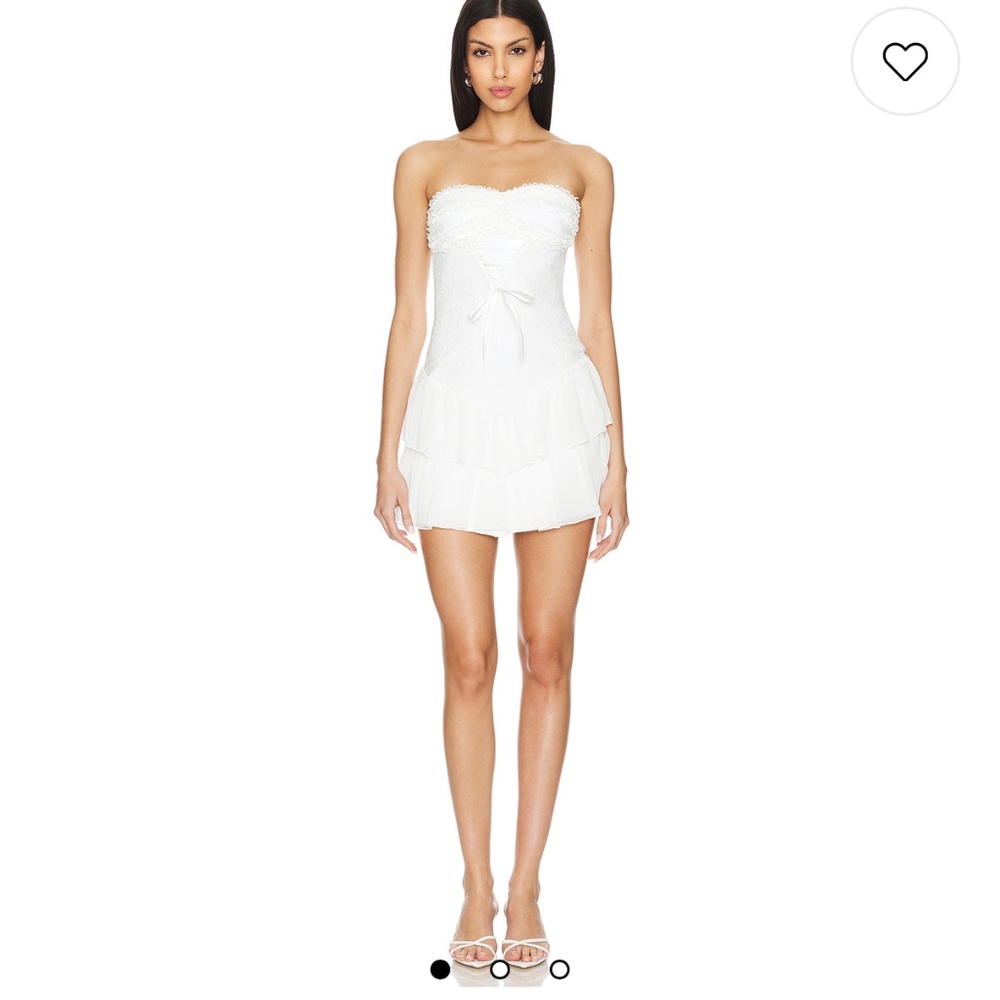 Raquel Mini Dress in White